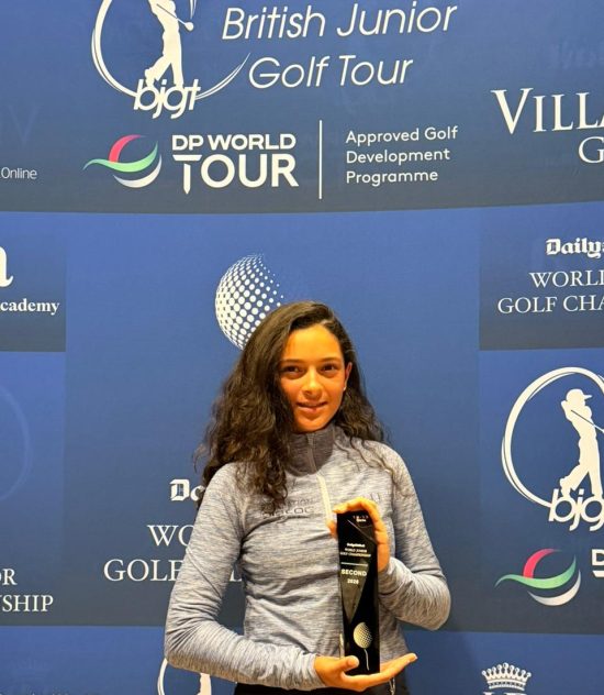 Ilyana Belkhayat Vice-Championne du Monde DP World Tour Junior à Marbella